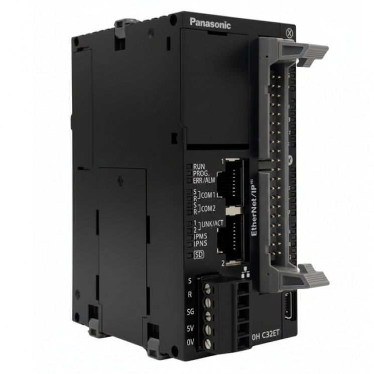  AFP0HC32ET  CPU, 16 GİRİŞ(PNP/NPN), 16 NPN ÇIKIŞ, 32K, 1xRS232,  1xETHERNET ÇİFT PORT 